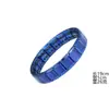 Pulsera Popular de Acero de Titanio Metálico Elástico Antiestático Terapia Magnética Cuidado de la Salud y Ecológica de Yingqi. Venta Directa de Fábrica.