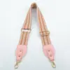 Nuevo colorido tejido ancho a rayas estampado correa ancha para el hombro estilo étnico bandolera femenina estilo coreano versátil un solo hombro chica estilo occidental