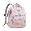 Nueva Bolsa de Almacenamiento de Ropa de Bebé con Paisaje, Espacio Grande Ligera Ballena Apertura Bolsa para Mamá y Bebé, Mochila Bolsa de Mamá