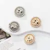 Botones Metálicos Estilo Vintage para Abrigos de Mujer, Ropa Cosida a Mano, Gabardinas, Botones de Alta Gama y Tacto Premium