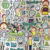Nuevas Pegatinas Creativas de Nicho Rick y Morty Personalidad DIY Funda de Teléfono Tablet Laptop Pegatinas Decorativas