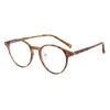 Gafas Ultraligeras TR90 Estampado de Leopardo Mate para Hombres y Mujeres Marco de Gafas Artístico Retro Cyber Celebrity Marco de Gafas Cuadrado Artefacto Simple para Rostro Cuadrado