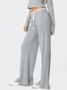 Ropa de mujer transfronteriza europea y americana Amazon Pantalones casuales con cordón para mujer Pantalones rectos Dape Pantalones sueltos con borde de encaje
