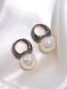 Pendientes de perlas elegantes y de moda, con diseño de nicho francés, ligeros y de lujo, para mujer.