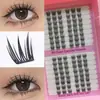 Kit de Cola para Cílios Postiços Transfronteiriço, Grande Capacidade, Leve, Cílios Estilo Gatinho, Textura de Cabelo Suave e Natural, Efeito de Ampliação