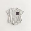 Traje de verano para bebé de estilo coreano para niños y niñas