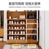 Zapatero para entrada de casa, mueble de almacenamiento integrado en la pared, armario grande para pasillo, zapatero, decoración simple para el hogar