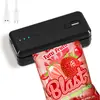 Máquina selladora recargable para conservación de alimentos, mini máquina selladora y abridora de bolsas de snacks tipo prensa para cocina