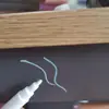 Fabricante Personalizado Giz Líquido Giz Líquido Branco Sem Pó Caneta para Quadro Branco Caneta para Quadro de Luz Branca