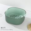 Lote de Fábrica Cesta Escurridora de Doble Capa Nueva Transfronteriza de 10 Piezas Plástico Cocina Multifuncional Plato para Frutas y Verduras Cesta para Lavar Verduras