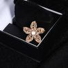 Broche anti-caminata Pedrería Personalizado Flor Copo de Nieve Diamante Perla Corsage Pin broche Cisne Hoja broche