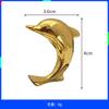 Caixa de Palitos de Dente de Luxo Acessível Europeia e Americana Banhada a Ouro Elegante Tipo Empurrador Tubo de Palitos para Mesa de Chá Decorativa para Sala de Estar e Uso Doméstico