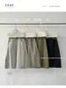PANTALONES CASUALES DE TIRO ALTO T-PLATFORM Lavado y desgastado, diseño retro con abertura lateral, pierna ancha, corte curvo cropped 26087