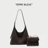 Bolsa Vintage de Nicho para Axila Feminina, Nova Tendência Moda Outono/Inverno 2026, Bolsa Tote de Grande Capacidade, Bolsa de Ombro, Bolsa Mãe e Filha