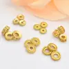 Cor de ouro antigo contas planas torcidas seis palavras mana espaçador pulseira DIY colar pulseira material com contas