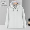 Chaqueta con capucha estilo otoño con mangas desmontables, Cortavientos Soft Shell para hombre, Chaqueta cortavientos impermeable para deportes al aire libre y montañismo