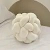 Almohada Tejida con Nudos en Forma de Bola Spandex Decoración para Sala de Estar Sofá Cojín Venta Caliente Transfronteriza Dropshipping