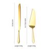 Juego de cuchillos y palas de acero inoxidable para hornear pasteles y postres, ideal para cocina, hogar, pan, fiesta de cumpleaños, espátula para pan.