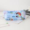 Estojo para lápis de estudante da escola primária Pony Polly, menina, crianças, desenho animado, à prova d'água, grande capacidade, leve, armazenamento, bolsa de cosméticos
