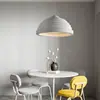 Lámpara de mesa de bar con diseño minimalista en terraza estilo japonés, lámpara simple para mesa de comedor, lámpara colgante de resina estilo wabi-sabi para restaurante nórdico