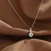Collar de Plata de Ley 925 Lujo Ligero Circonita Cadena para Clavícula Diseño de Nicho de Alta Gama Sentido 2026 Nuevo Exquisito Collar Gargantilla para Mujeres