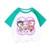 Camisetas de Manga Corta para Niños y Niñas Nuevas Estilo Coreano Ins para Niños Ropa para Niños Mediana y Grande Grupo Cazador de Brujas para Niños Huntrx Tendencia de Ropa Familiar