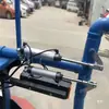 Caminhão pipa modificado com válvula de esfera com acionamento pneumático, válvula de esfera de bloqueio em cilindro de aço inoxidável, válvula de esfera de acionamento pneumático em cilindro de grande diâmetro