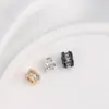 Preservação de Cor Conjunto de Ouro 14K Zircônia Olho de Cavalo Roda Contas Artesanal DIY Pulseira de Cristal Pérola Acessórios de Joias com Contas