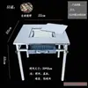 Mesas e Cadeiras de Jantar para Restaurante de Hot Pot de Aço Inoxidável Yunnan Guizhou Mesa de Hot Pot para Churrasco Comercial Mesa com Fogão de Ferro Integrado para Cozido