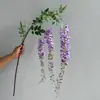 Flores de Glicinia de Rama Grande de Alta Calidad, Flores de Glicinia, Flores de Frijol, Flores Artificiales Encriptadas, Proyectos de Paisajismo con Ratán, Decoración Suave Arte Floral al por Mayor