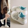Plataforma Transfronteiriça Plus Size Sapatos Brancos Pequenos Moda Feminina Para Usar Por Cima Sapatos Fofos de Cabeça Grande Casuais Versáteis Sapatos Esportivos de Camada Única