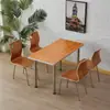 Mesas y sillas de comedor mesas y sillas para desayuno comida rápida combinación de mesa y silla para cafetería tienda de té de leche tienda de fideos de arroz mesas y sillas tienda de hamburguesas mesas y sillas de restaurante