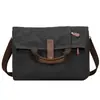 Bolso de lona para hombre, bolso de mano casual de moda, bolso cruzado de gran capacidad, bolso mensajero retro para hombre