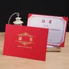 Funda de certificado de una pieza tamaño A4 para certificados de graduación honorífica, cartas de nombramiento, certificados de premios y certificados de capacitación; diseño de logo personalizado disponible