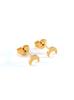Moderna Versátil Juego de Pendientes, Mini Sencillos Pendientes de Acero Inoxidable con Chapado en Oro de 18 Quilates para Mujer, Pendientes Pequeños de Acero Inoxidable