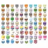 Caja magnética de mini mundo en stock al por mayor caja magnética de mundo de hechizos DIY 2.3cm traje variedad