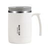 Copo de Água Térmico para Trabalhadores de Escritório com Colher, Copo para Mexer Café, Xícara de Chá, Copo Térmico Portátil para Casa, Caneca de Leite para Estudantes