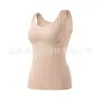 Roupa Térmica Antibacteriana 7A Seda de Amora Caxemira Copo Interno Fixo Veludo Lixado Colete Modelador de Corpo Colete de Inverno Feminino
