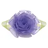 Fábrica de Fitas Folha em Oito 3D Decoração Floral Feita à Mão Fita de Cetim de Poliéster Fita de Organza Decoração de Folha Fita Floral