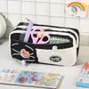 Nueva Caja de Papelería Linda de Nicho de Gran Capacidad Diseño de Cordón Multicapa Bolsa de Almacenamiento de Alta Apariencia para Niñas Fabricante Mayorista