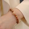 Pulsera Nueva de Tuya Natural China Sándalo Bodhi Garra de Gato Pulsera Colgante Calcedonia Joyería