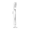 Serie completa de cuchillos, tenedores y cucharas de acero inoxidable Moonlight, adecuados para restaurantes franceses, vajilla occidental, cuchillos para carne, tenedores y cucharas.