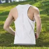 Nuevo Chaleco de Running de Verano para Hombre Secado Rápido Profesional Maratón Hombro Estrecho Top Fitness Sin Mangas Camiseta Deportiva Ropa