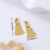 Chapado en Oro Real de 18K Color que se Conserva Fortuna Ábaco Colgante Pequeño Joyería DIY Encanto Pequeña Pendientes Colgantes para Orejas Pulsera D104