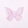 Doble Capa 3D Celebridad de Internet Encaje Bordado Mariposa Tela Súper Hada Pegatinas Accesorios para el Cabello Hechos a Mano DIY Faldas Hanfu Decoración de Accesorios