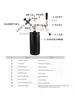 Barril de Cerveza Artesanal 5L/8L/10L Metálico Portátil Barril Dispensador para Exteriores Barril de Segunda Fermentación Conservador de Presión Mini para Homebrew