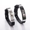 Pulseira de terno nova europeia e americana, padrão de coroa, casal personalizado, pulseira de silicone ajustável