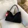 Bolsa de Ombro Minimalista Tendência de Grande Capacidade para Mulheres, Nova Popular de 2026 com Textura Retrô, Bolsa Tote de Ombro da Moda