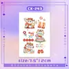 Véspera de Ano Novo de 2025 e Festival da Primavera Crianças Auspiciosos e Prósperos Adesivos de Tatuagem Glitter para Apresentações de Feriado Estilo Chinês Braços