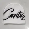 Chapéu de Tricô Hip-Hop Streetwear Americano Tendência Unissex Outono e Inverno Gorro Quente Chapéu de Tricô Jacquard